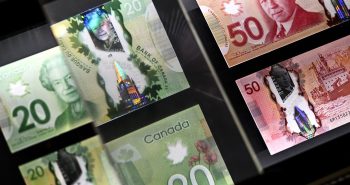 20 dollar bill issued by the Bank of Canad