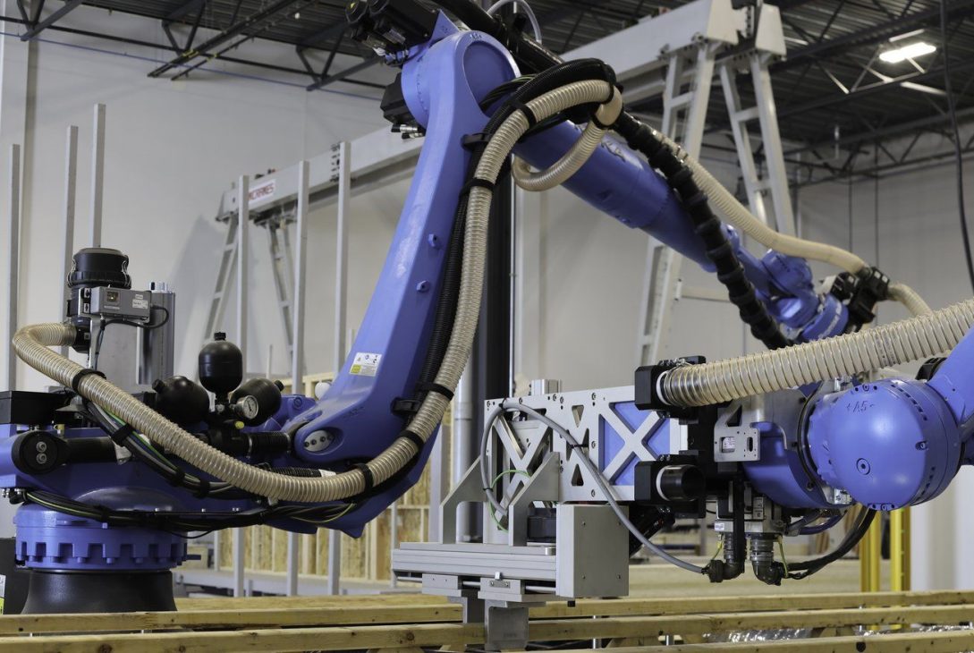 AI-driven robots arms