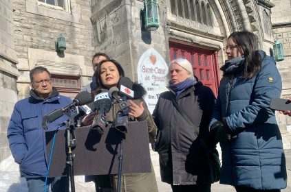 La porte-parole de Québec solidaire, Ruba Ghazal