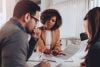 Mortgage broker giving advice