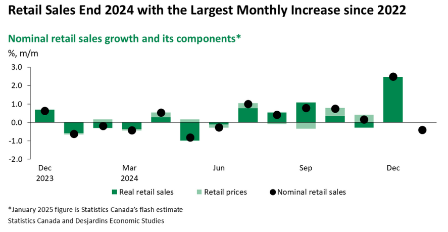 Canadian retail sales 2024